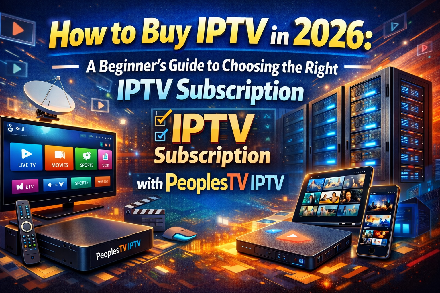 How to Buy IPTV in 2026: A Beginner’s Guide to Choosing the Right IPTV Subscription with PeoplesTV IPTV